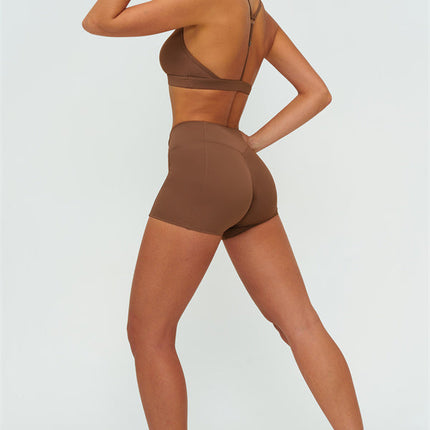 The Lushness Y-Back Sports Bra Shorts 2-Piece Set