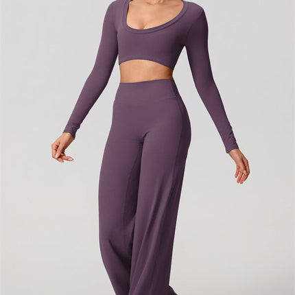 The Nestle Long Sleeve Crop Top