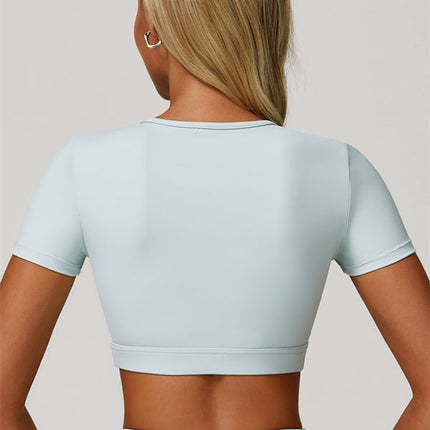 The Lavish Cut-out Crop Top Tennis Skirt 2-Piece Set
