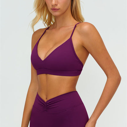 The Lushness Y-Back Sports Bra Shorts 2-Piece Set
