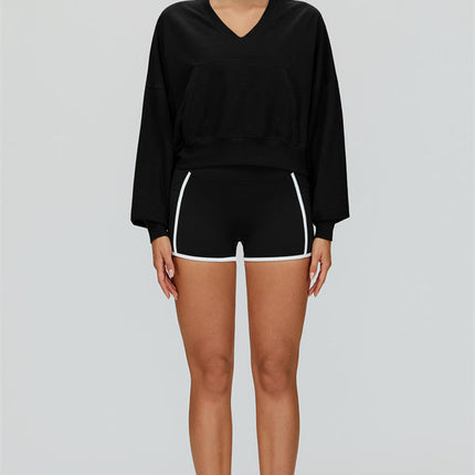The Whisper V-Neck Hoodie