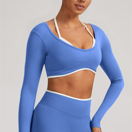 The Elevate New Long Sleeve Crop top