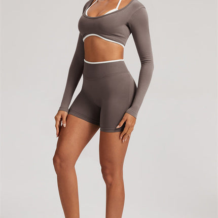 The Elevate New Long Sleeve Crop top