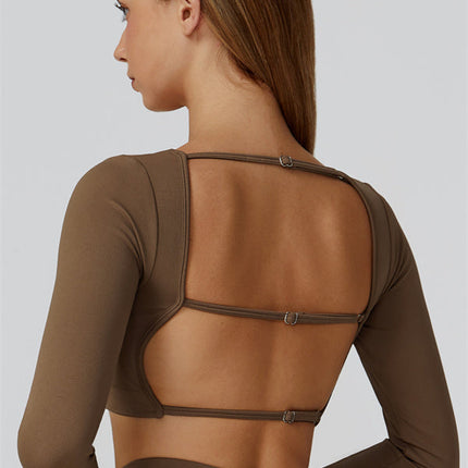 The Reign Long Sleeve Crop Top Leggings 2-Piece Set