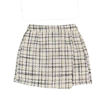AA Lavender Tweed Ruffle Skort
