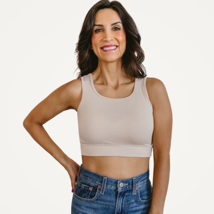 Classic Wide Strap Tank Halftee