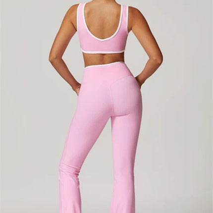 The Stamina Sports Bra Flared Leggings 2-Piece Set
