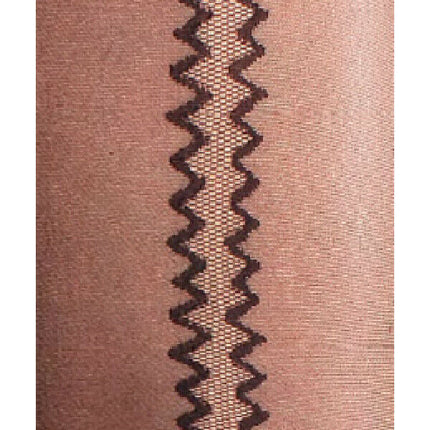 Conte Bliss 20 Den - Fantasy Women's Pantyhose with Zig-Zag Pattern on both sides (15С-50СП)