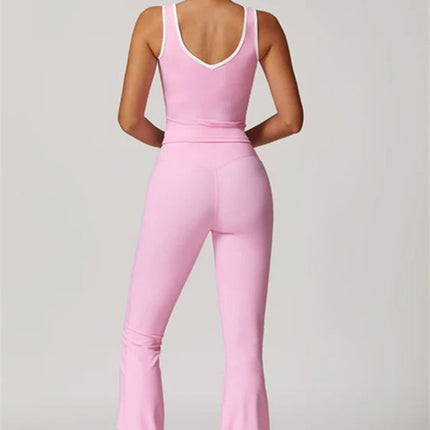 The Stamina Tank Top Flared Leggings 2-Piece Set