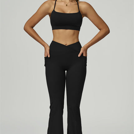 The Flourish Sports Bra Flared Leggings 2-Piece Set
