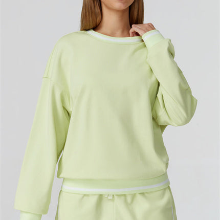 The Amara Sweatshirt Lounge Shorts 2-Piece Set