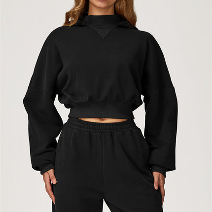The Axis Crop Hoodie