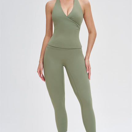 The Stride Crop Top Isabella Leggings 2-Piece Set