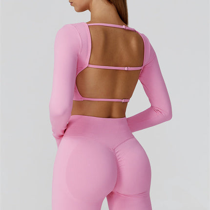 The Reign Long Sleeve Crop Top Leggings 2-Piece Set