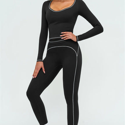 The Amara Long Sleeve T-shirt Leggings 2-Piece Set