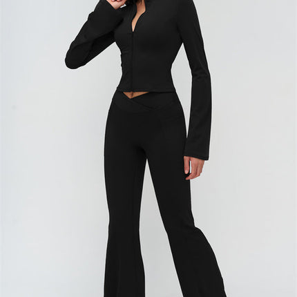 The BoldFit Jacket Flared Leggings 2-Piece Set