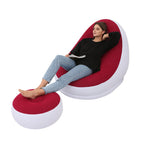 Red Flocking Surface / Sofa 116x96x83cm