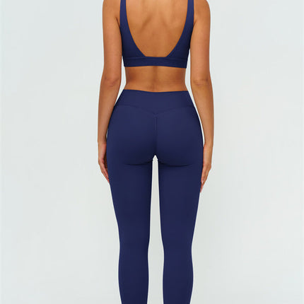 The Lushness V-Back Sports Bra Leggings 2-Piece Set