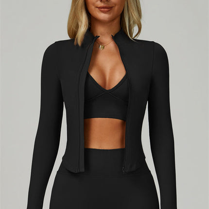 The Empower Jacket Sports Bra Shorts 3-Piece Set