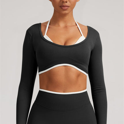 The Elevate New Long Sleeve Crop top