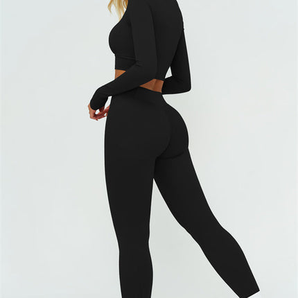 The Lushness Long Sleeve Crop top