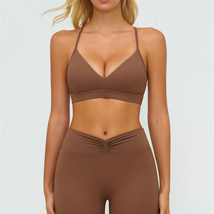 The Lushness Y-Back Sports Bra Flared Leggings 2-Piece Set