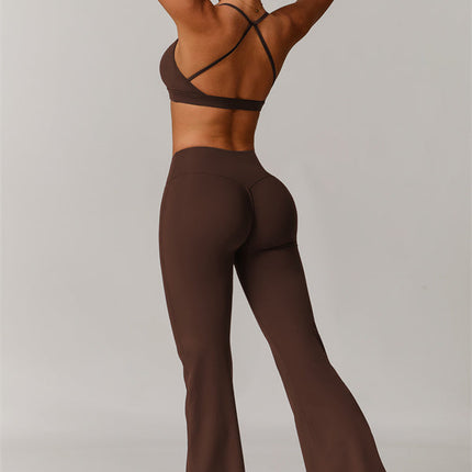 The Delicate Sports Bra Flared Leggings 2-Piece Set