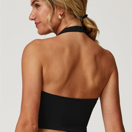 The Boost Halter Crop Top