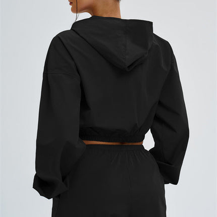 The Svelte UV protection Crop Hoodie
