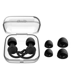 Black 2pairs ear cap