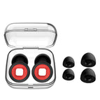 Black Red 2pairs ear cap