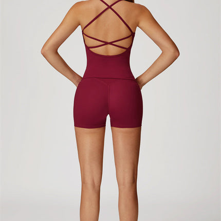 The Propel Crop Top Shorts 2-Piece Set