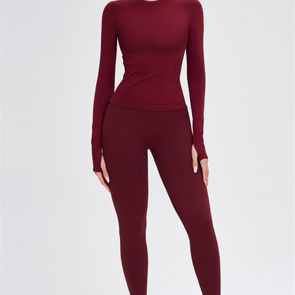 The Whim Long Sleeve T-shirt Leggings 2-Piece Set