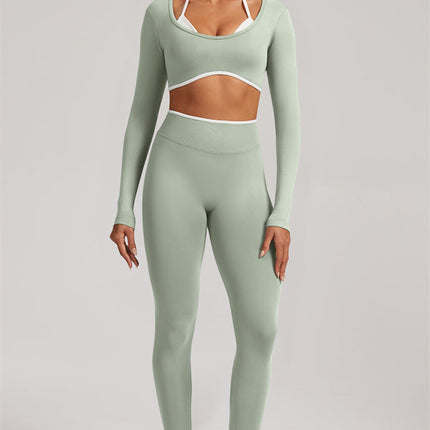 The Elevate New Long Sleeve Crop top