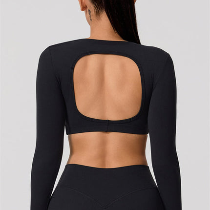 The Nestle Long Sleeve Crop Top Straight Leg Pants 2-Piece Set