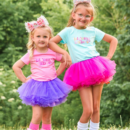 Girls Graphic Tee - Bloom Babe - Pink