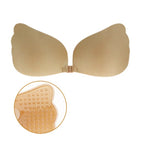 Skin color wing front buckle / A