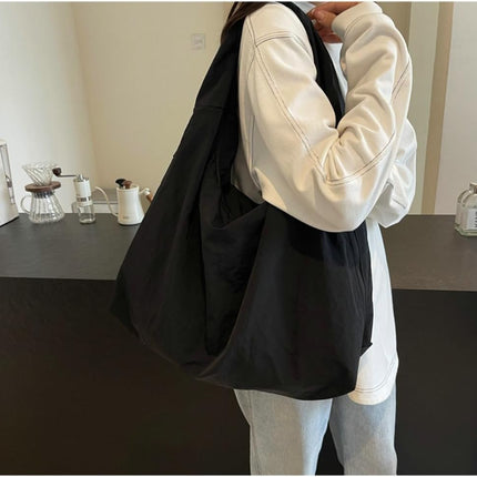Women Slouchy Hobo Bag - Large Nylon Shoulder Crossbody Tote Handbag
