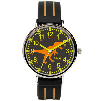 Kids Time Teacher Watch - Educational Analog Watch with Japanese Quartz Movement Ages 5-12