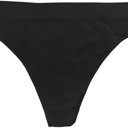 Seamless Ribbed Tag Free Thong - Buy More Save More