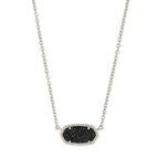 RHODIUM - BLACK DRUSY