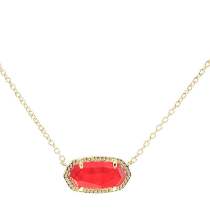 Kendra Scott Elisa Pendant Necklace - 14k Gold Plated Delicate Fashion Jewelry for Women