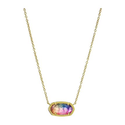 Kendra Scott Elisa Pendant Necklace - 14k Gold Plated Delicate Fashion Jewelry for Women