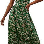 Green Floral / X-Large