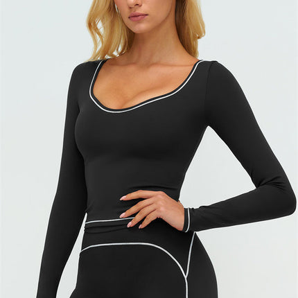 The Amara Long Sleeve T-shirt Shorts 2-Piece Set