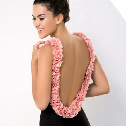 Backless Petal Strap Parent-Child Swimsuit