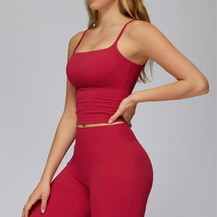 The FlexCore Crop Tank Flared Leggings 2-Piece Set