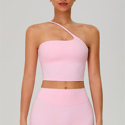 The Jewel One-Shoulder Crop Top