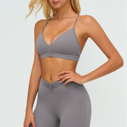 The Lushness Y-Back Sports Bra Flared Leggings 2-Piece Set