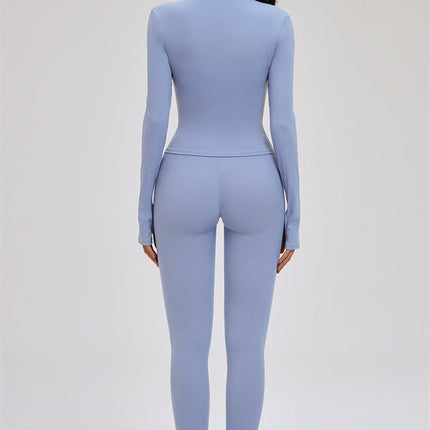 The Kinetic Zip Jacket Sports Bra Leggings 3-Piece Set